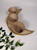 Ramadan crescent snack serving tray
