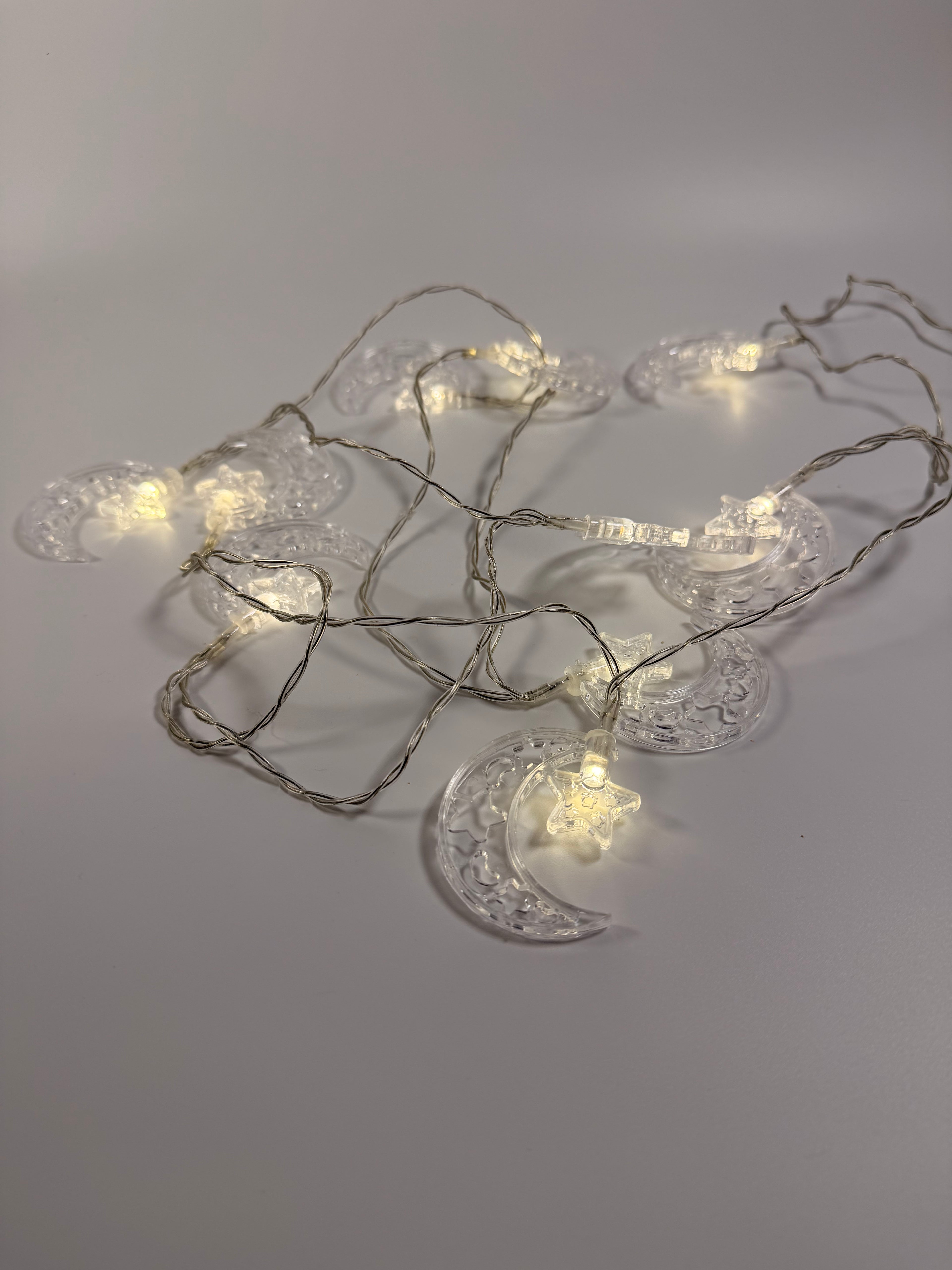 Crescent Moon and Star String LED lights
