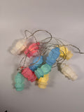 Soft pastel LED Ramadan Lantern String lights