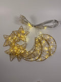 Ramadan/Eid crescent and star LED fairy lights