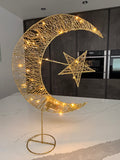2 ft Moon and Star decoration